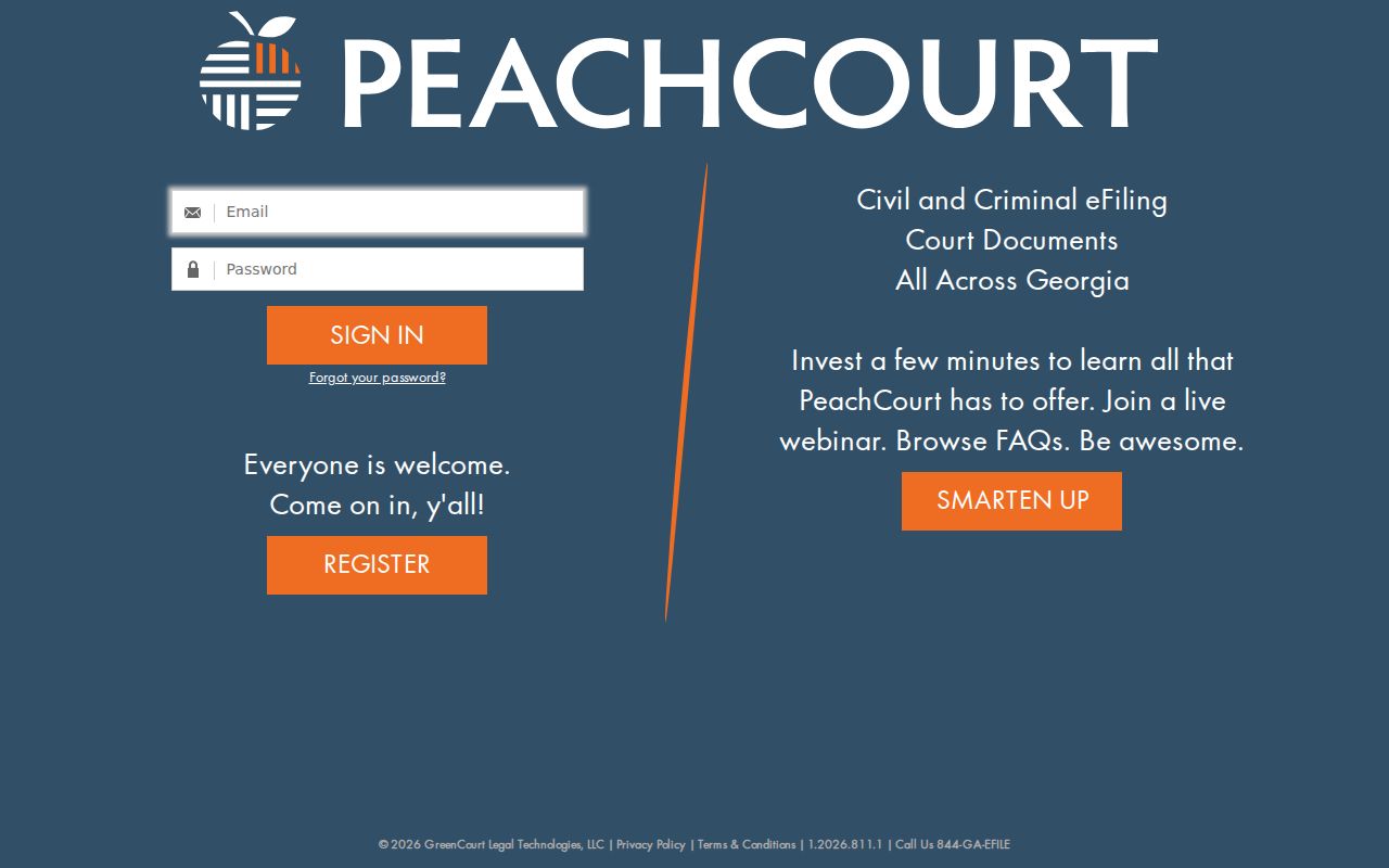 Burke County civil court docket PeachCourt provider access
