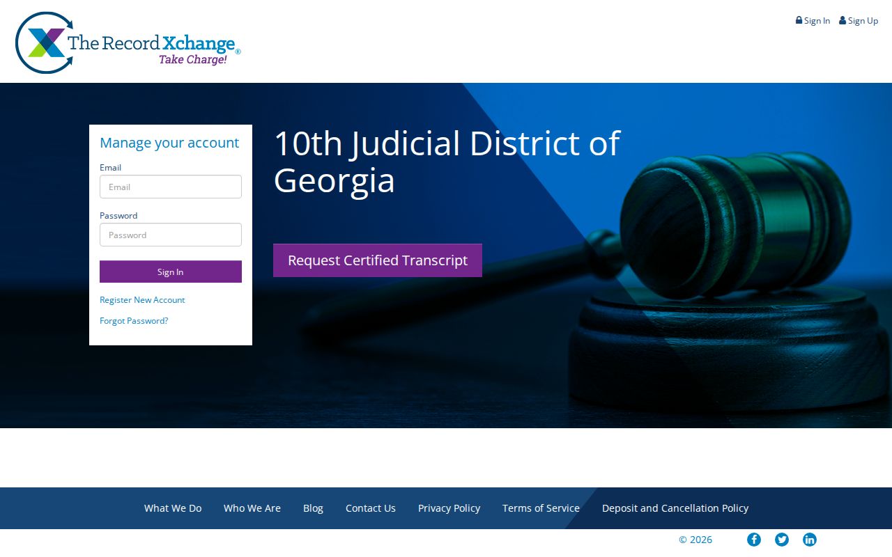 Burke County court schedule and Augusta Circuit transcript service
